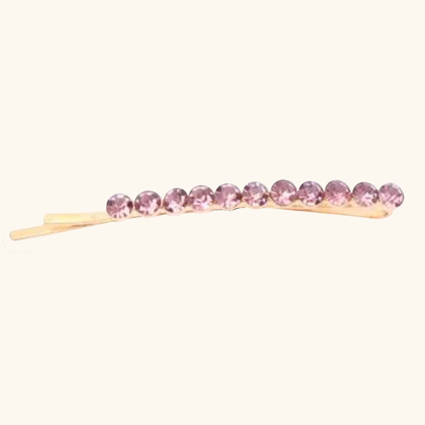 'Venezia' Rose Pink Diamanté Duo Grips