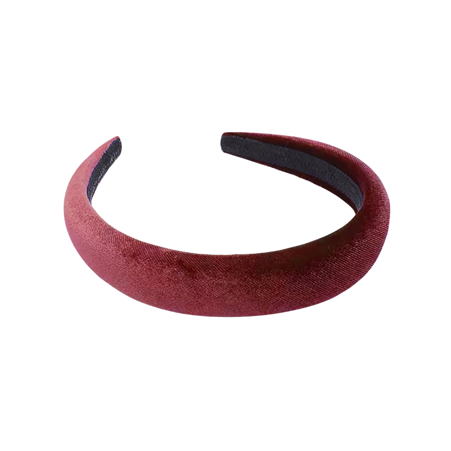 Velvet 'Versaille' Bordeaux Headband