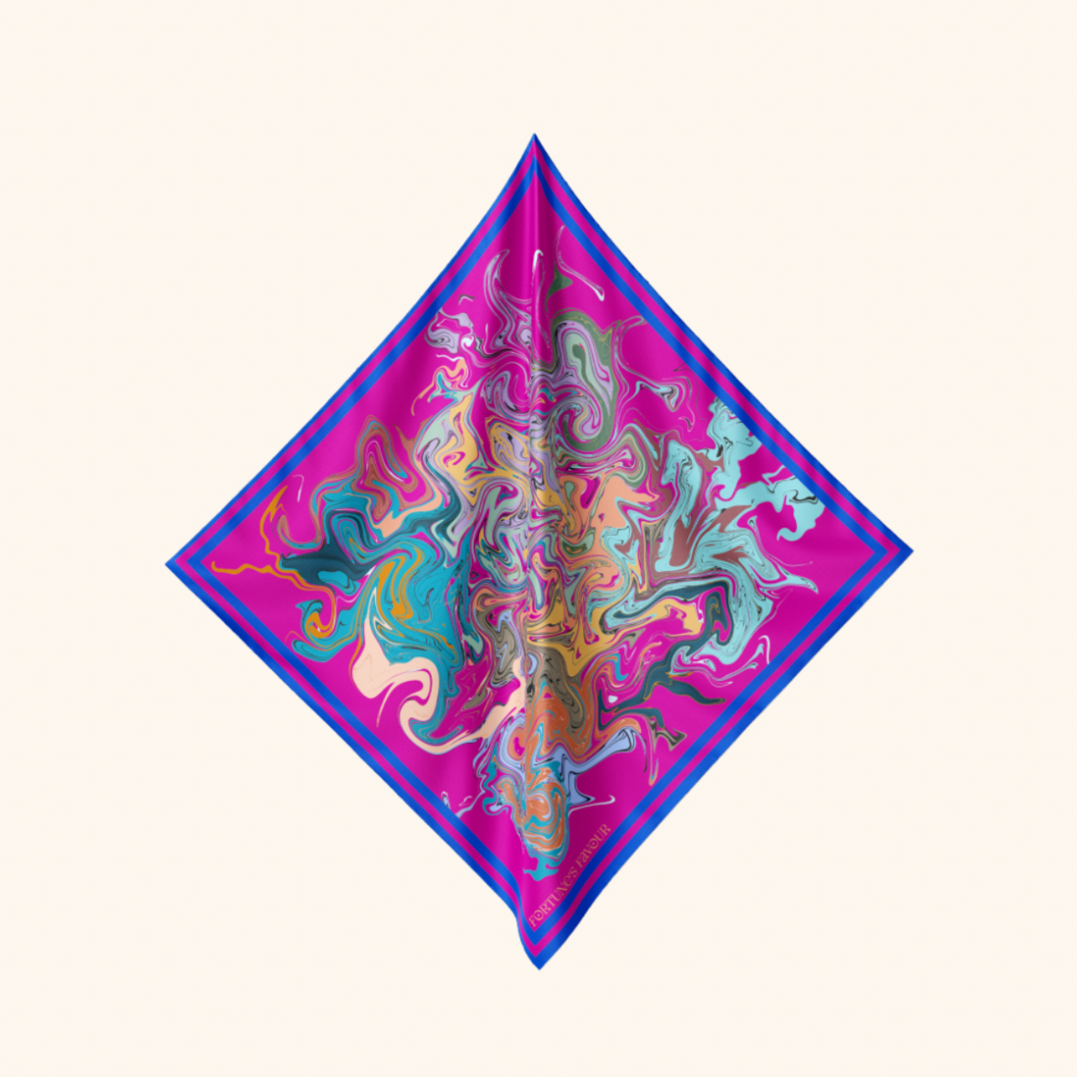 'MARMO' PUCCI PRINT SILK HEAD SCARF