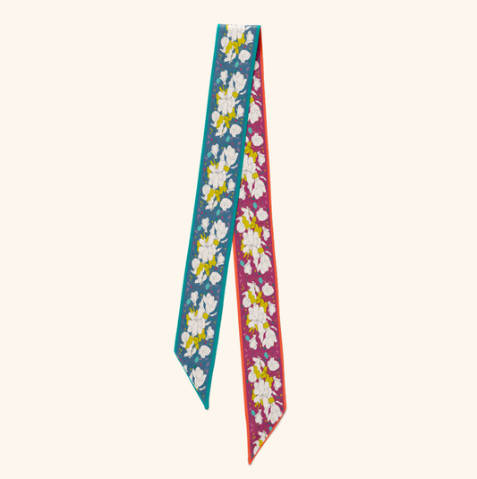 'I Fiori' Silk Twilly Scarf