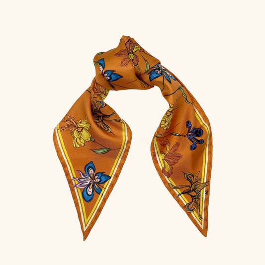 'Vintage Chintz' Silk Neck Scarf