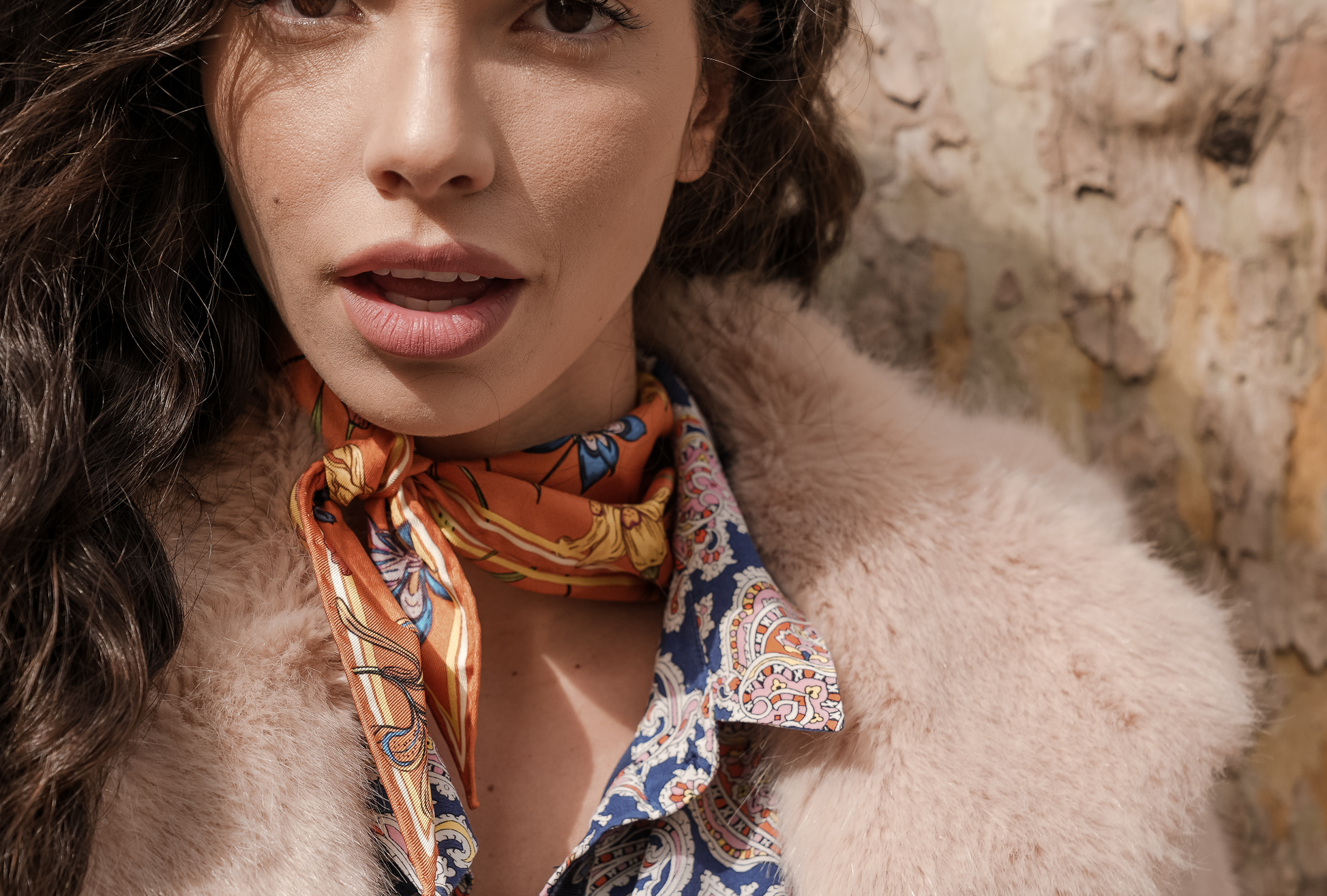 Vintage Chintz' Silk Neck Scarf – Fortune's Favour Vintage Chintz' Silk Neck Scarf – Fortune's Favour